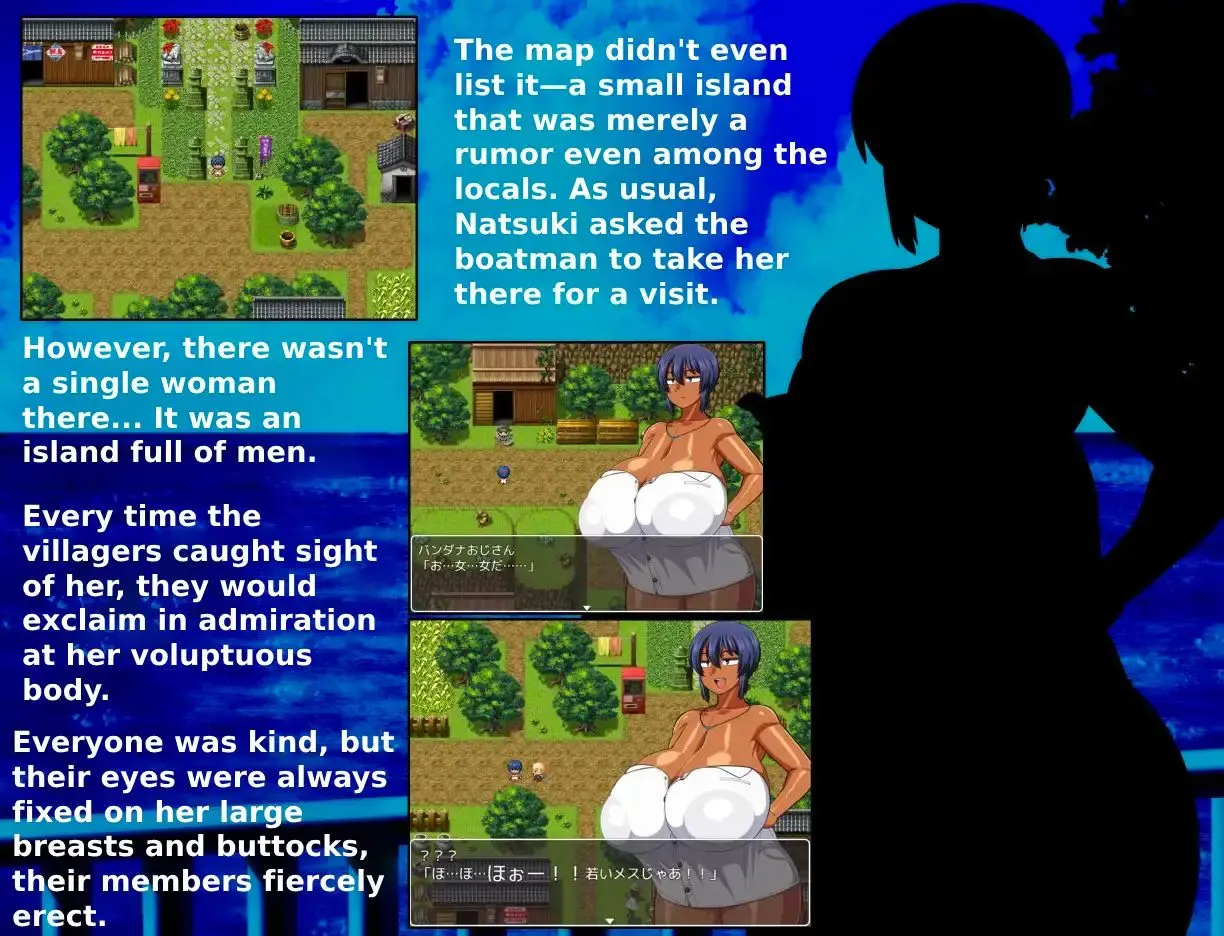 Tanned Girl Natsuki: Impregnaria Village and the 5 Shrines screenshot 1